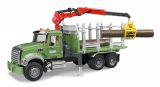 Bruder mack granite houttransport truck