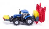 Siku New Holland tractor met Kverneland gewasbescherming combi 1:87
